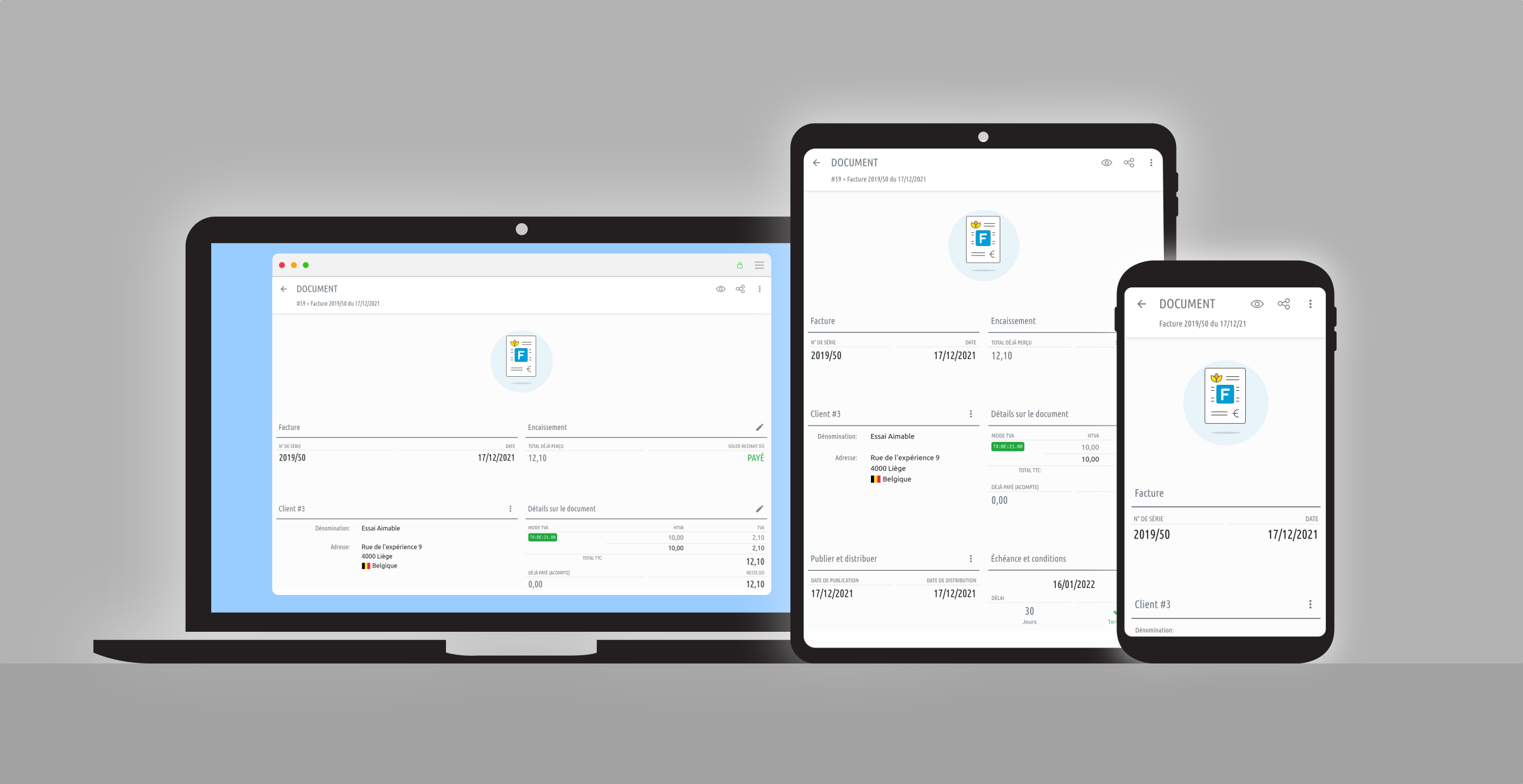 Application de facturation en ligne